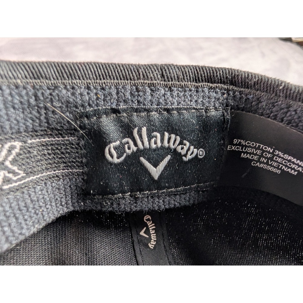 Callaway Golf Mull!g&n Snapback Hat Black Embroidered X-Spann Cap CA55666 Mens - Picture 5 of 6